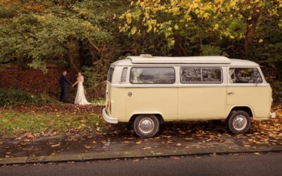 Autumn VW Camper Wedding Photoshoot in Surrey