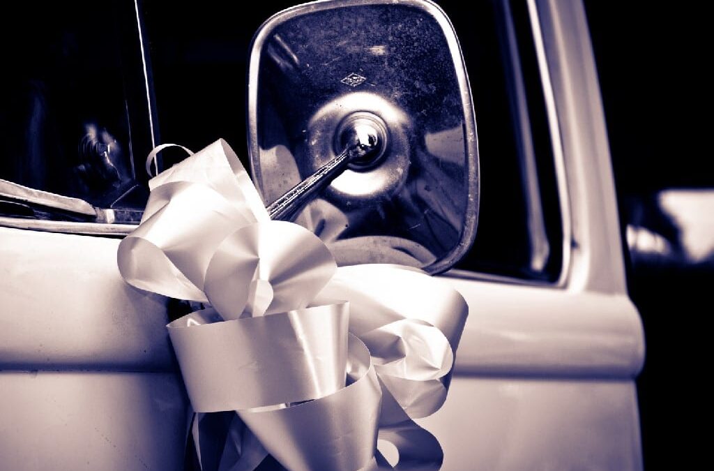 How to make a wedding car bow using florist ribbon