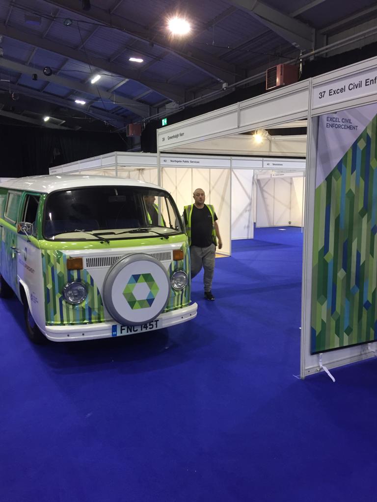 Branded VW Camper hire expo