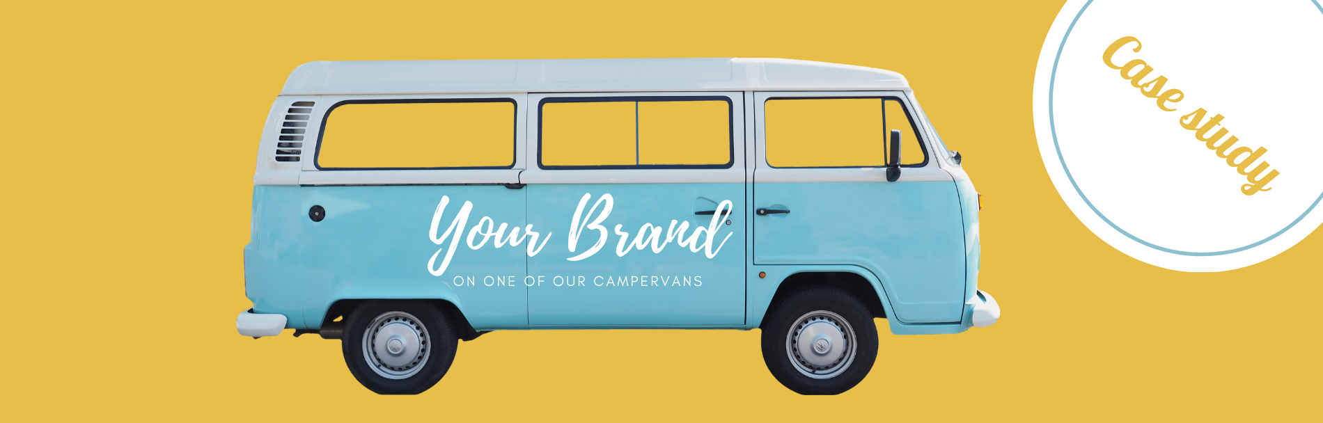 buttercupbus branded campervan hire case study