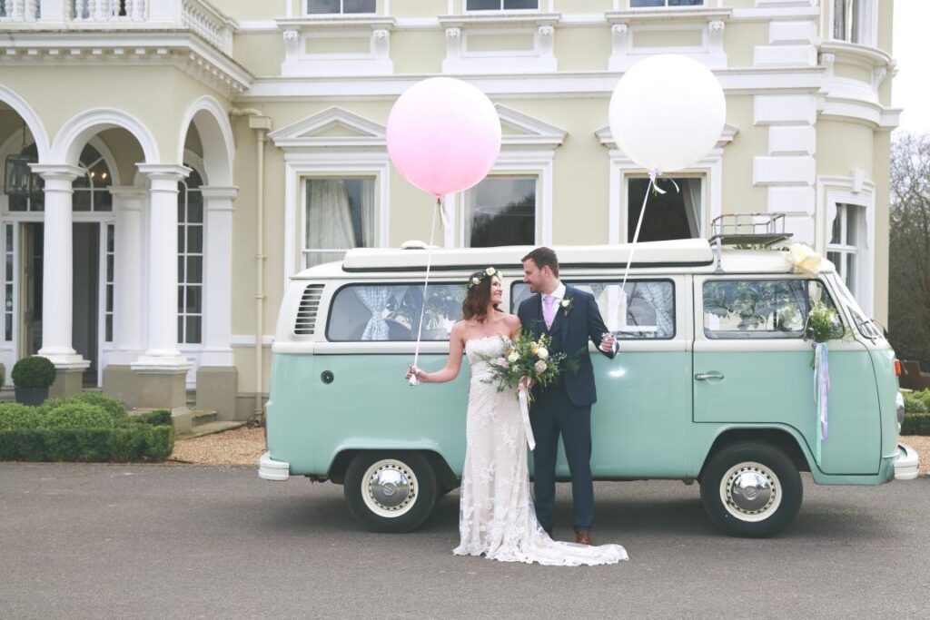 Campervan with driver for wedding car Surrey