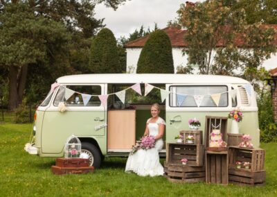 campervan wedding car surrey