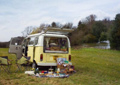 vw camper camping trip hire