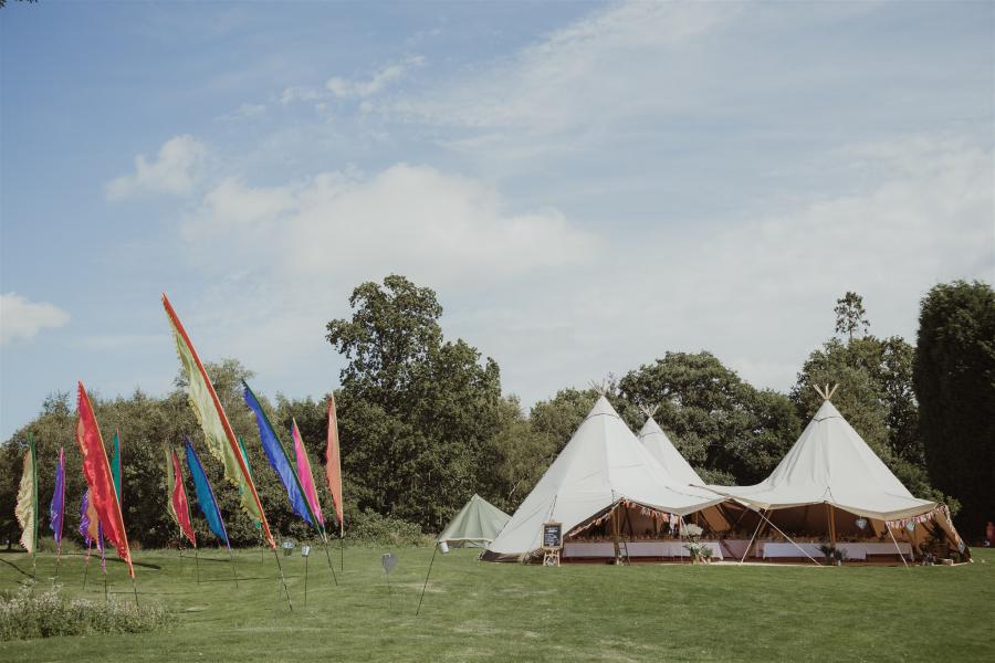 tipi hire for outdoor events