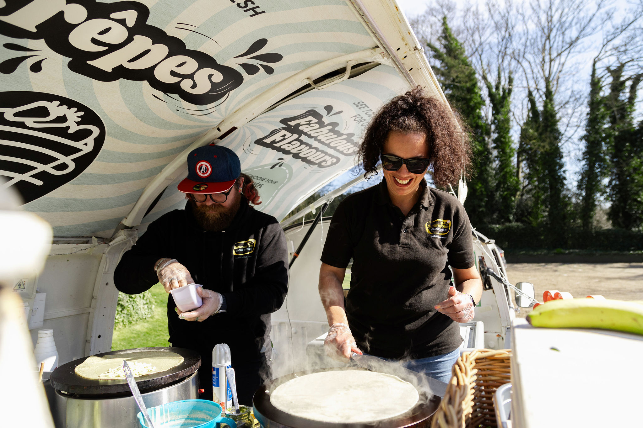 Crepe Van - Food truck - London Surrey Sussex Kent - Buttercup Bus -19