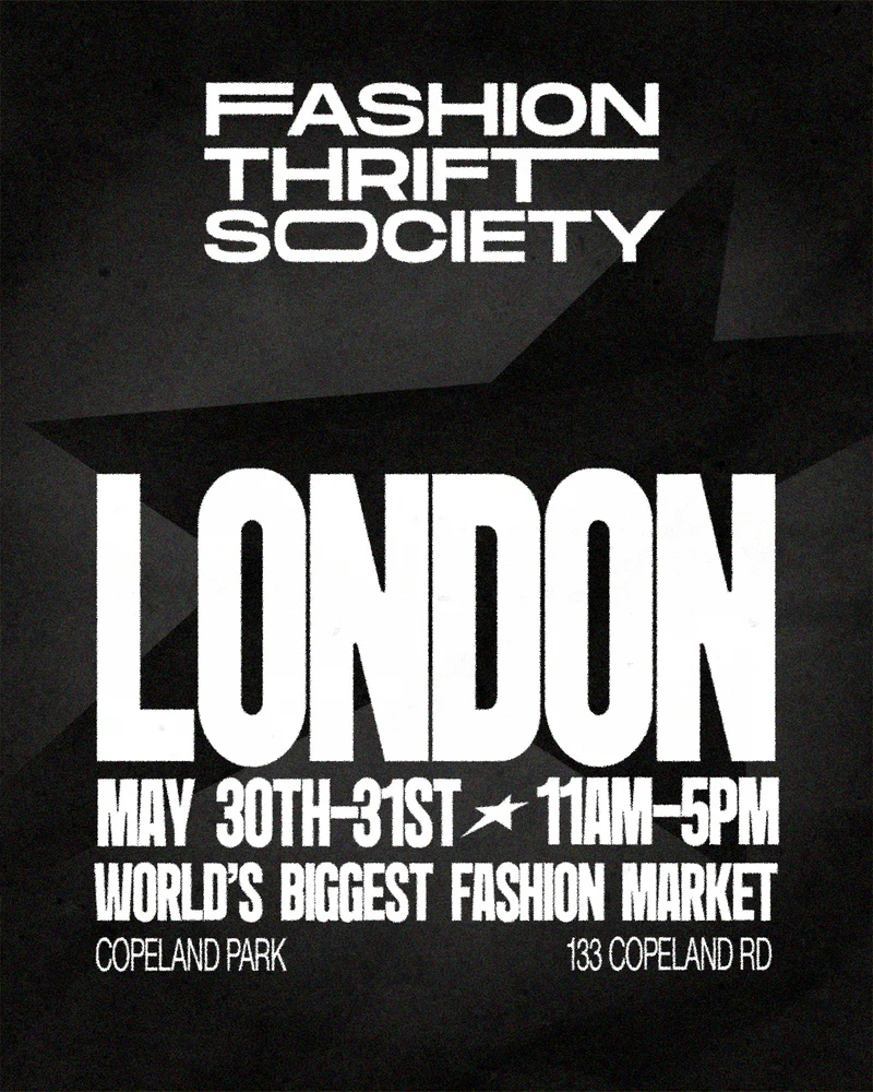 Fashion Thrift Society London Event | Crepes & Vintage Finds
